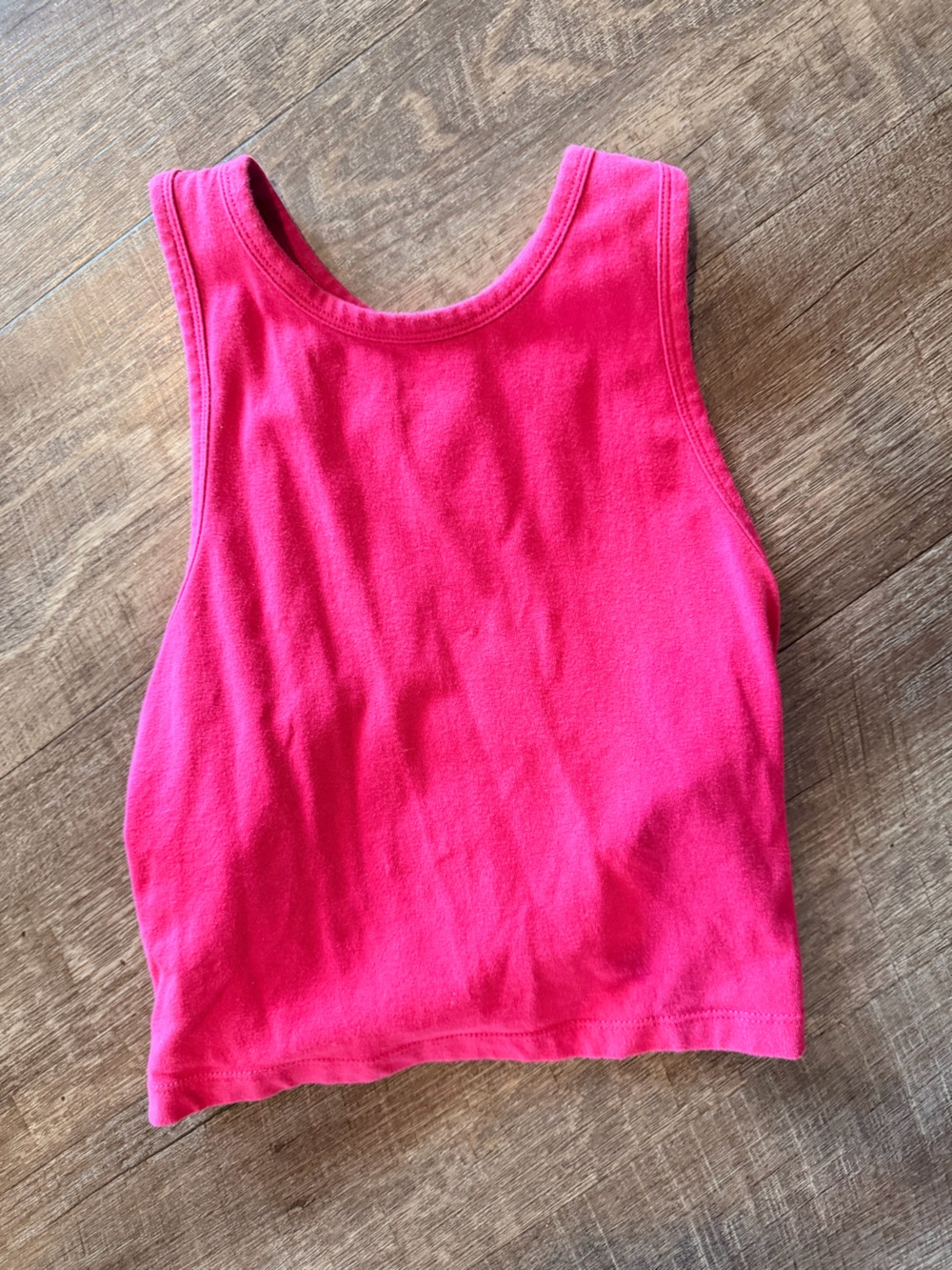 Classic Women's Pink Crop Tank Top